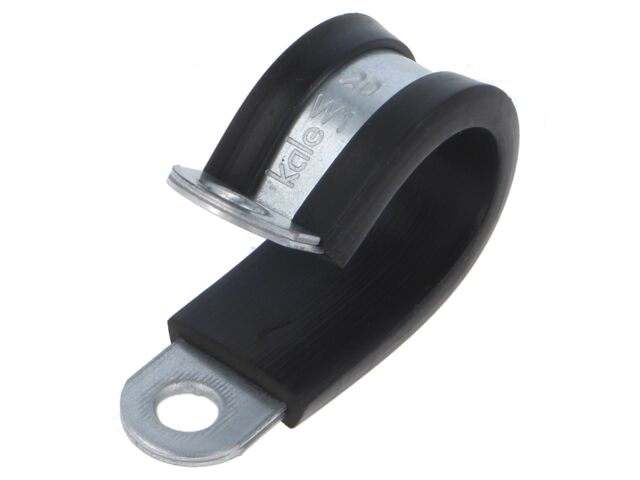 Bevestigingsbeugel; Øbundel: 20mm; W: 15mm; staal; Ømont.op: 6,4mm Bevestigingsbeugel; Øbundel: 20mm; W: 15mm; staal; Ømont.op: 6,4mm